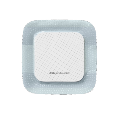 BIATAIN Silicone Lite Schaumverband 7,5x7,5 cm - 10St