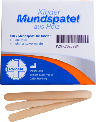 MUNDSPATEL Holz für Kinder - 100St