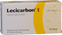 LECICARBON E CO2 Laxans Erwachsenensuppositorien - 30St - Abführmittel