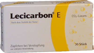 LECICARBON E CO2 Laxans Erwachsenensuppositorien - 30St - Abführmittel