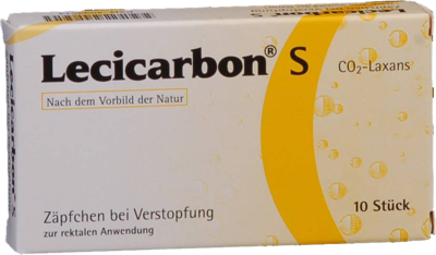 LECICARBON S CO2 Laxans Suppositorien - 10St