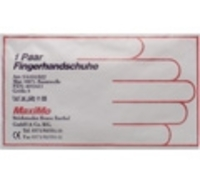 HANDSCHUHE Strick Baumwolle Gr. 8 dünn - 2St
