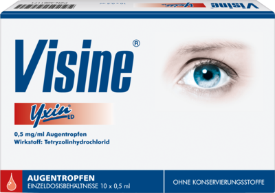 VISINE Yxin ED Einzeldosispipetten - 10X0.5ml - Trockene Augen