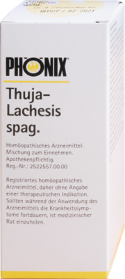 PHÖNIX THUJA lachesis spag.Mischung - 100ml - Phoenix