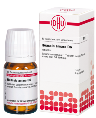 QUASSIA D 6 Tabletten - 80St
