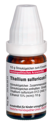 THALLIUM SULFURICUM D 12 Globuli - 10g
