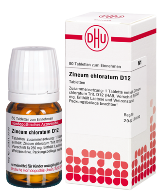 ZINCUM CHLORATUM D 12 Tabletten - 80St
