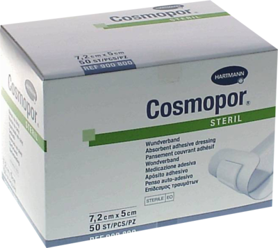 COSMOPOR steril Wundverband 5x7,2 cm - 50St - Sterile Pflaster