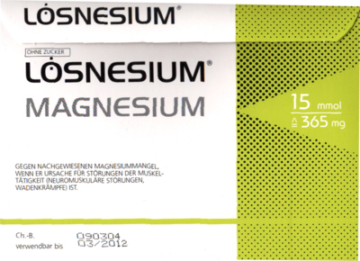 LÖSNESIUM Brausegranulat Btl. - 50St - Magnesium