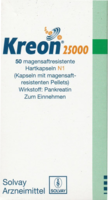 KREON 25.000 Hartkps.m.magensaftr.überz.Pellets - 50St