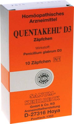QUENTAKEHL D 3 Zäpfchen - 10St