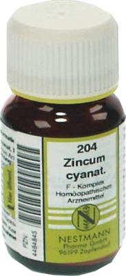 ZINCUM CYANATUM F Komplex Nr.204 Tabletten - 120St