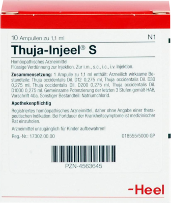 THUJA INJEEL S Ampullen - 10St