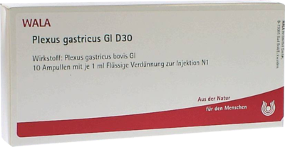 PLEXUS GASTRICUS GL D 30 Ampullen - 10X1ml