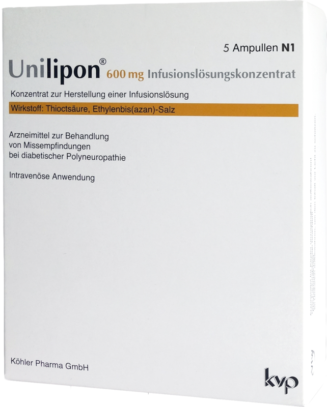 UNILIPON 600 Infusionslösungskonzentrat