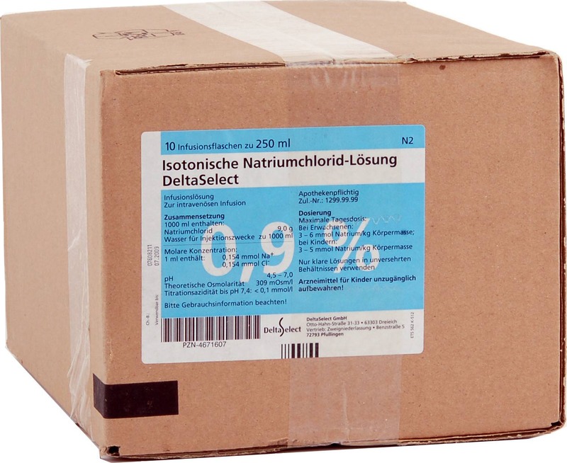 ISOTONISCHE NaCl 0,9% DELTAMEDICA Inf.-Lsg.Plastik