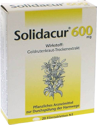 SOLIDACUR 600 mg Filmtabletten - 20St - Stärkung & Steigerung der Blasen-& Nierenfunktion