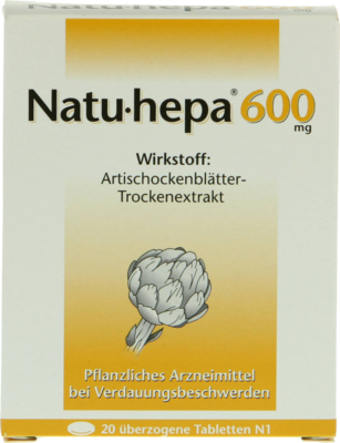 NATU HEPA 600 mg überzogene Tabletten - 20St