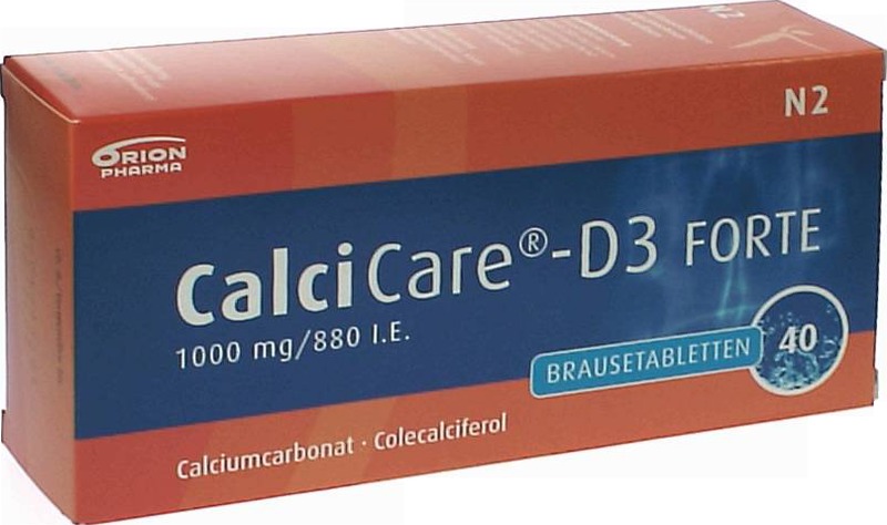 CALCICARE D3 forte Brausetabletten