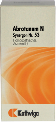 SYNERGON KOMPLEX 53 Abrotanum N Tabletten - 100St