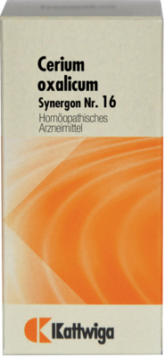 SYNERGON KOMPLEX 16 Cerium oxalicum Tabletten - 100St