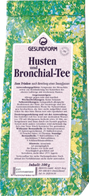 GESUNDFORM Husten- und Bronchialtee - 100g - Arzneitees