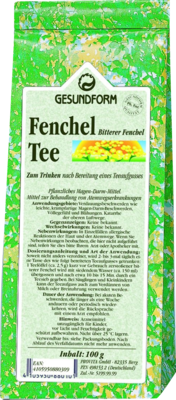 GESUNDFORM Fenchel Tee - 100g - Arzneitees