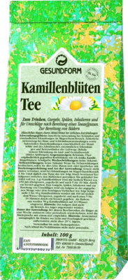 GESUNDFORM Kamillenblüten Tee - 100g - Arzneitees