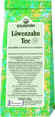 GESUNDFORM Löwenzahn Tee - 100g - Arzneitees