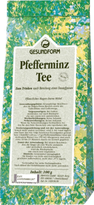 GESUNDFORM Pfefferminzblätter Tee - 100g - Arzneitees
