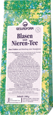 GESUNDFORM Blasen- und Nieren Tee - 100g - Arzneitees