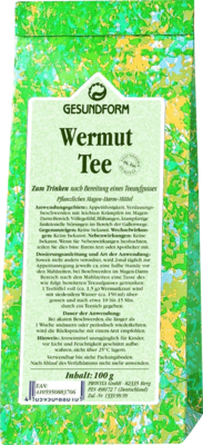 GESUNDFORM Wermutkraut Tee - 100g - Arzneitees