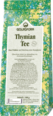GESUNDFORM Thymian Tee - 100g - Arzneitees