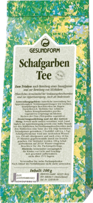 GESUNDFORM Schafgarbenkraut Tee - 100g - Arzneitees