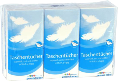 GESUND LEBEN Papiertaschentücher - 6X10St