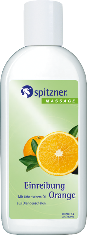 SPITZNER Massage Einreibung Orange