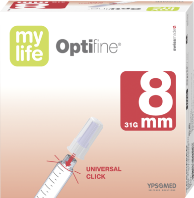 MYLIFE Optifine Pen-Nadeln 8 mm - 100St