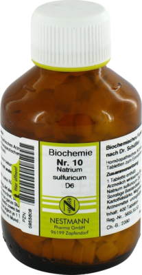 BIOCHEMIE 10 Natrium sulfuricum D 6 Tabletten - 400St