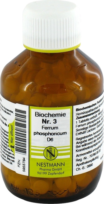 BIOCHEMIE 3 Ferrum phosphoricum D 6 Tabletten