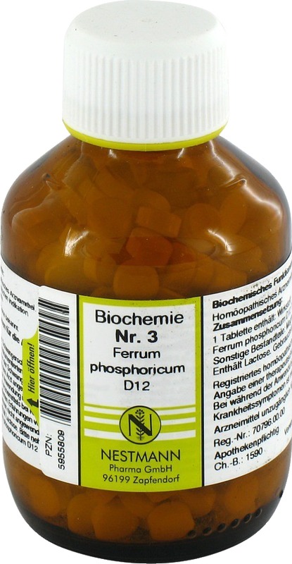 BIOCHEMIE 3 Ferrum phosphoricum D 12 Tabletten