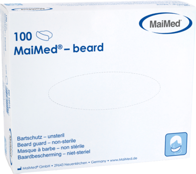 MAIMED Beard Bartschutz aus Vlies weiß - 100St