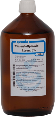 WASSERSTOFFPEROXID 3% DAB 10 Lösung - 1000g