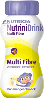 NUTRINIDRINK MultiFibre Bananengeschmack - 32X200ml - Nahrungsergänzung