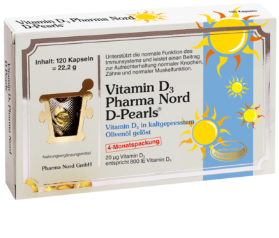 VITAMIN D3 PHARMA Nord 20 µg Kapseln - 120St - Calcium & Vitamin D3