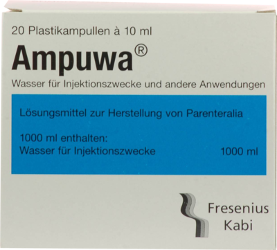 AMPUWA Plastikampullen Injektions-/Infusionslsg. - 20X10ml