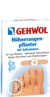 GEHWOL Hühneraugenpflaster mit Salicylsäure - 6St - Blasen- & Hühneraugenpflaster