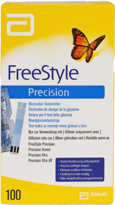 FREESTYLE Precision Blutzucker Teststr.o.Codierung - 100St - Blutzucker-Teststreifen