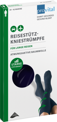 PROVITAL Reisekniestrümpfe Gr.39-42 schwarz - 2St