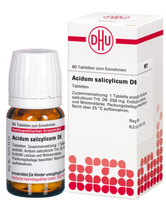 ACIDUM SALICYLICUM D 6 Tabletten - 80St