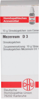 MEZEREUM D 3 Globuli - 10g